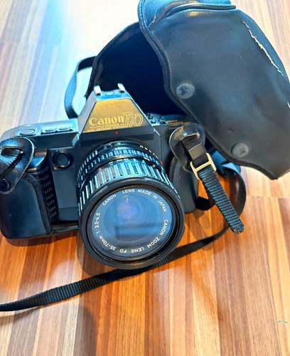 Canon t70 analog schwarz mit - analog,