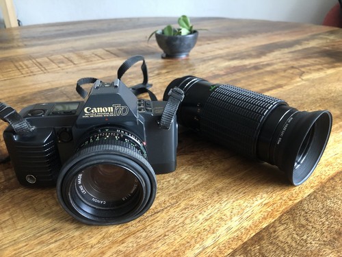 Canon t70 spiegelreflexkamera - t70,
